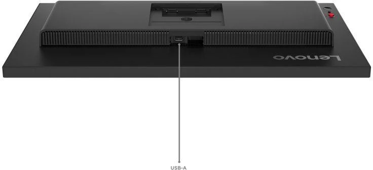 Ausinės Lenovo ThinkVision T24D-40 kompiuterio monitorius, 60,5 cm (23,8"), 1920 x 1080 px, Full HD, LCD, juodas