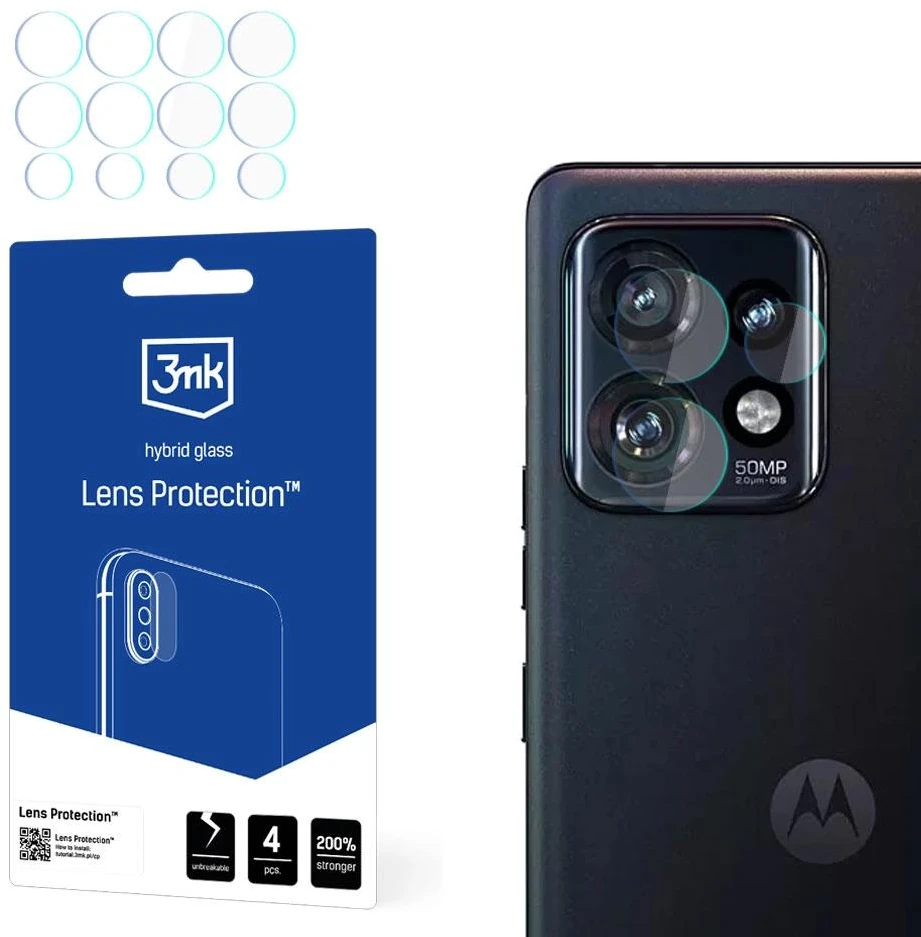 3mk Lens Protection™ hibridinis fotoaparato stiklas Motorola Edge 50 Pro