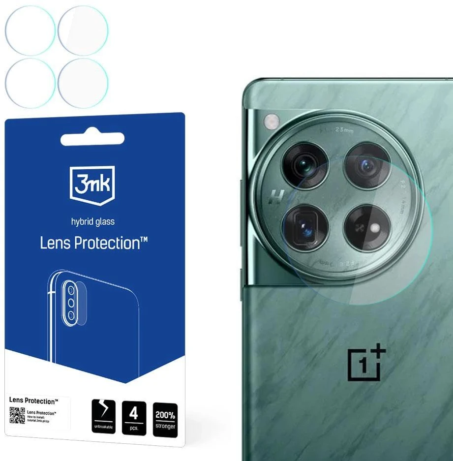 3mk Lens Protection™ hibridinio fotoaparato stiklas OnePlus 12
