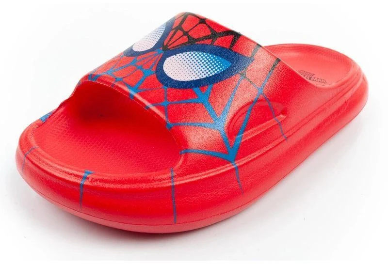 Leomil berniukiškos šlepetės per pirštą „Spiderman“ su švieselėmis, raudonos, Marvel