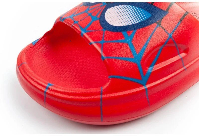 Leomil berniukiškos šlepetės per pirštą „Spiderman“ su švieselėmis, raudonos, Marvel