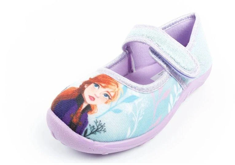 Leomil Frozen vaikiškos balerinos šlepetės su lipukais