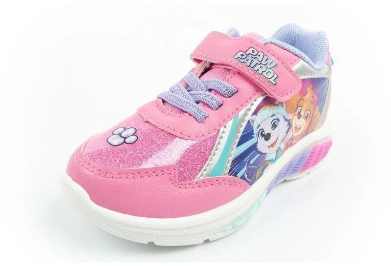 Leomil mergaičių sportbačiai Paw Patrol su LED