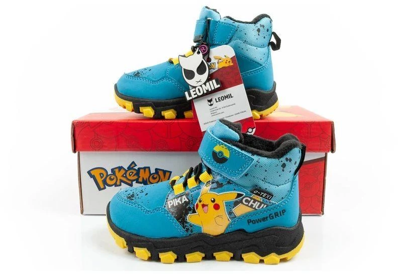 Leomil Pokemon vaikiški pašiltinti neperšlampami žiemos aulinukai mėlyni