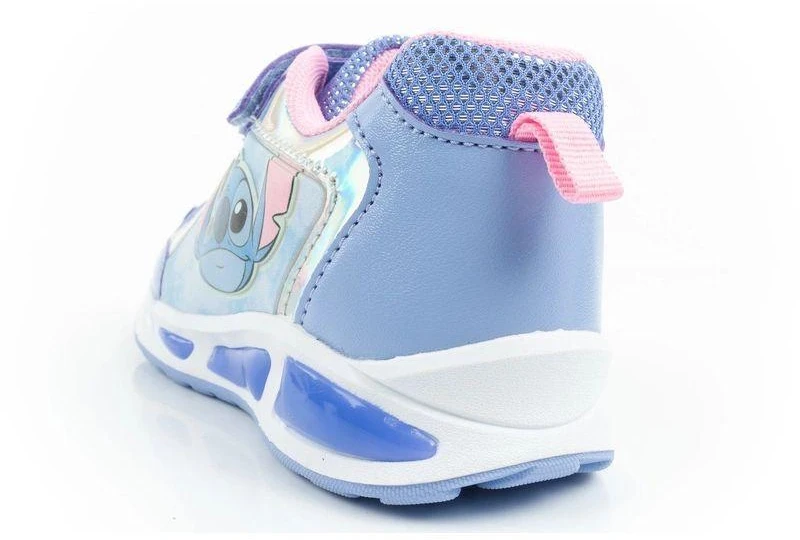 Leomil Stitch vaikiški sportiniai batukai, lengvi kedukai su lipukais ir LED