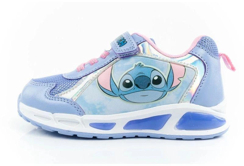 Leomil Stitch vaikiški sportiniai batukai, lengvi kedukai su lipukais ir LED
