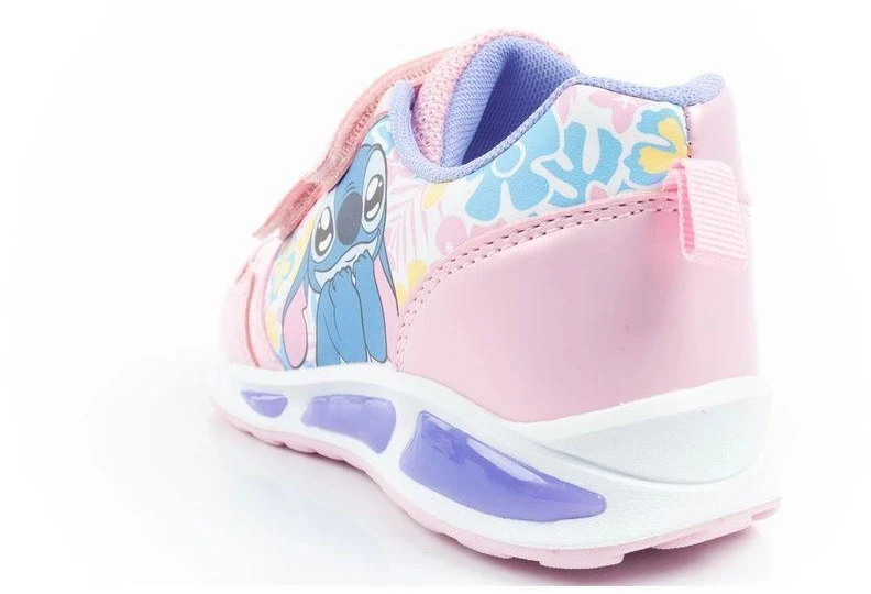 Leomil Stitch vaikiški sportiniai batukai, lengvi kedukai su lipukais ir LED