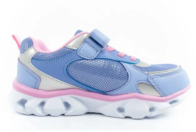 Leomil Stitch vaikiški sportiniai batukai, lengvi kedukai su lipukais ir LED