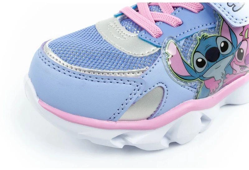 Leomil Stitch vaikiški sportiniai batukai, lengvi kedukai su lipukais ir LED