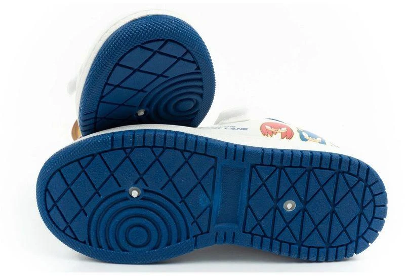 Leomil vaikiški sportiniai bateliai Sonic lengvi su velcro užsegimu balti
