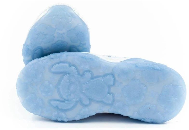Leomil vaikiški sportiniai kedai su lipukais ir LED švieselėmis, mėlyni, Stitch