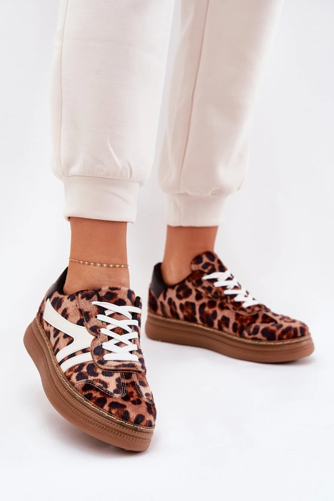 Leopardinio rašto sportbačiai Step in style