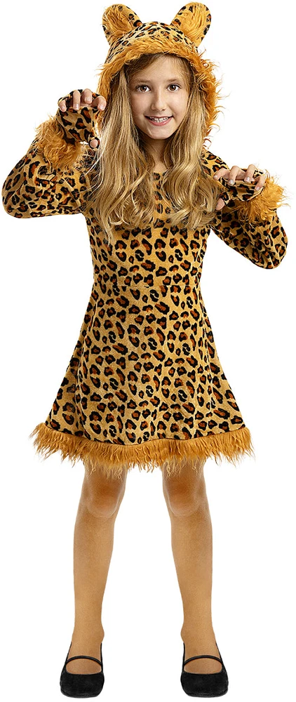 Leopardo kostiumas mergaitėms – Gyvūnas