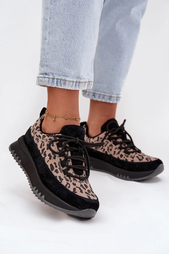 Leopardo rašto sportbačiai Step in style