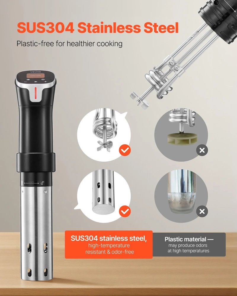 VEVOR Precizinis sous vide virimo aparatas 1100W