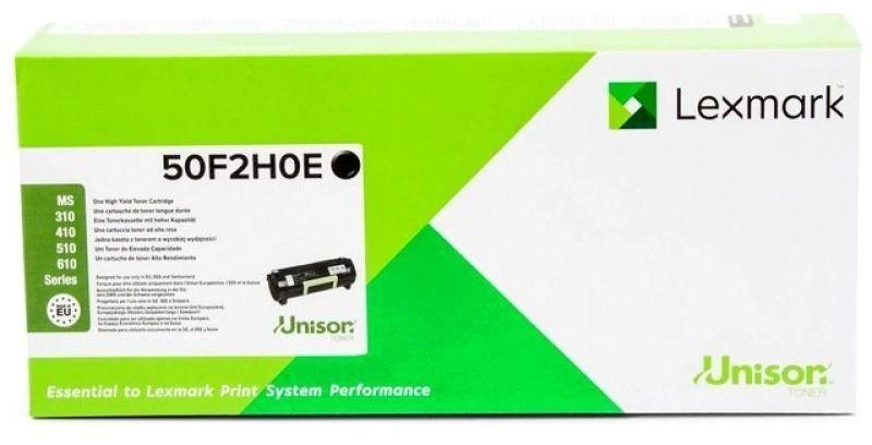 Lexmark 50F2H0E | 502HE didelio našumo korporacinė kasetė (5k) | Kasetė | Juodas