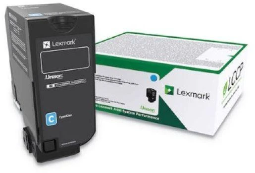 Lexmark 74C2HCE tonerio kasetė Originalus Žydras 1 vnt