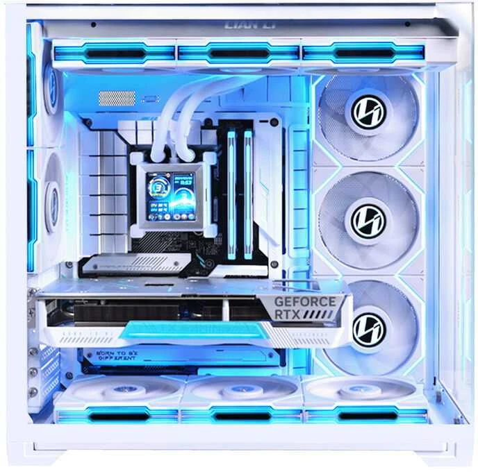 Kompiuterio korpusas Lian Li O11 Vision Compact, Baltas