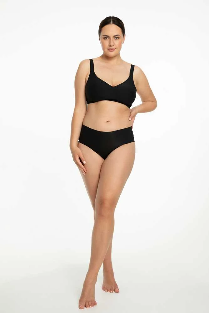Liemenėlė juoda be lankelių patogi Jelly Bra Comfort