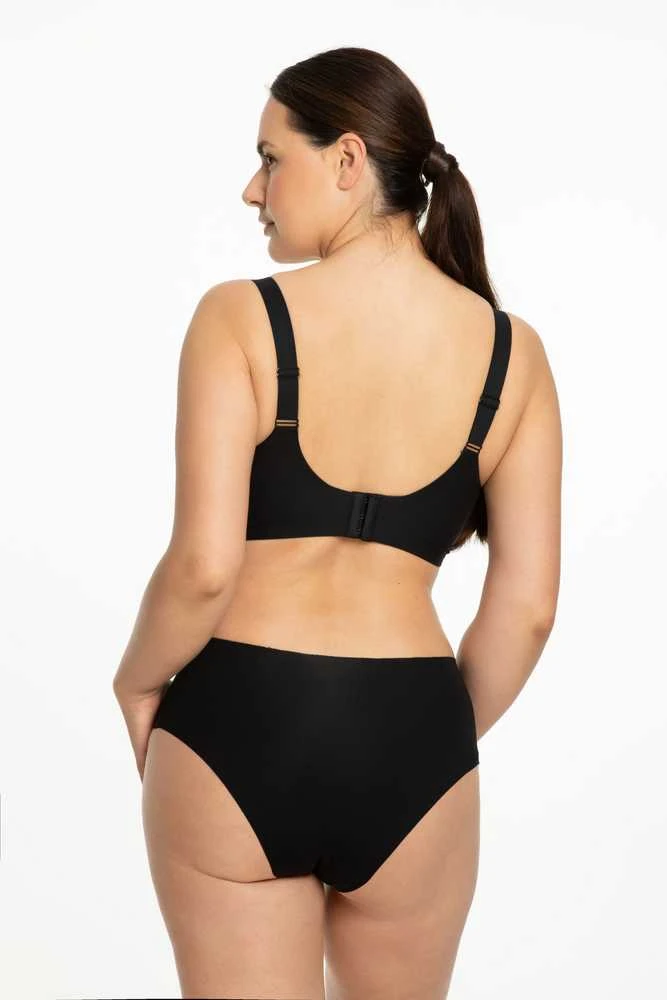 Liemenėlė juoda be lankelių patogi Jelly Bra Comfort