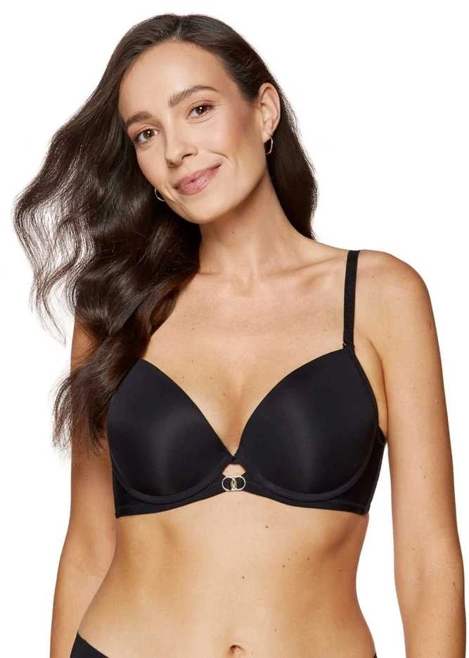 Liemenėlė Melody smooth push-up juoda – subtiliam prisilietimui ir pasitikėjimui.