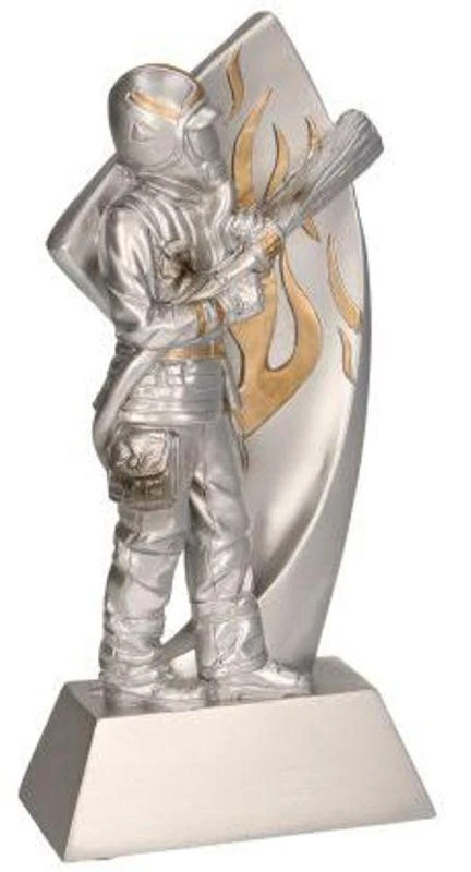 Lietas ugniagesių figurėlė