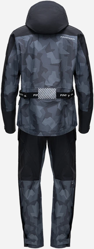 Lietaus kostiumas Finntrail Thor CamoShadowBlack 3421, Dydis: S