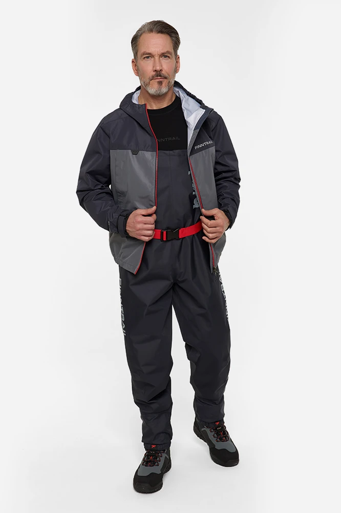 Lietaus striukė Finntrail APEX Pilkas 4027