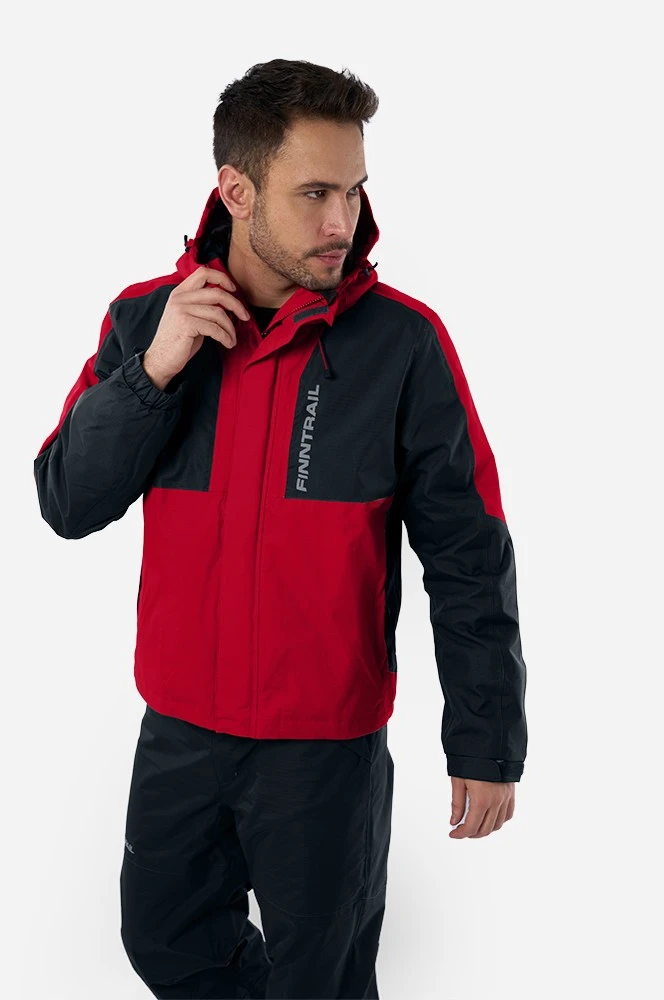 Lietaus striukė Finntrail LIGHTSUIT Raudona 3504