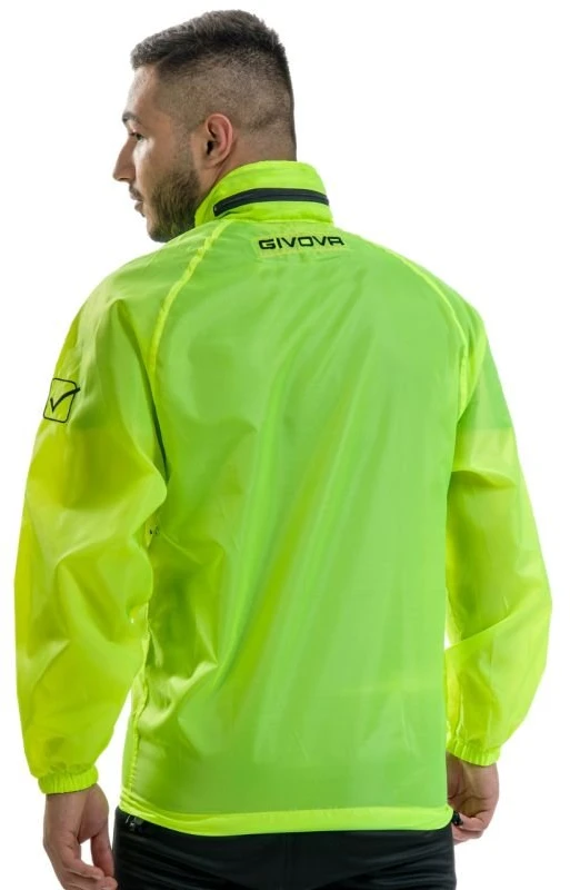 Lietaus striukė Givova Rain Basico, fluorescencinė
