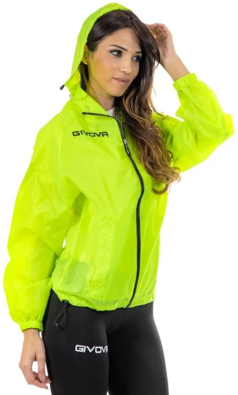 Lietaus striukė Givova Rain Basico, fluorescencinė