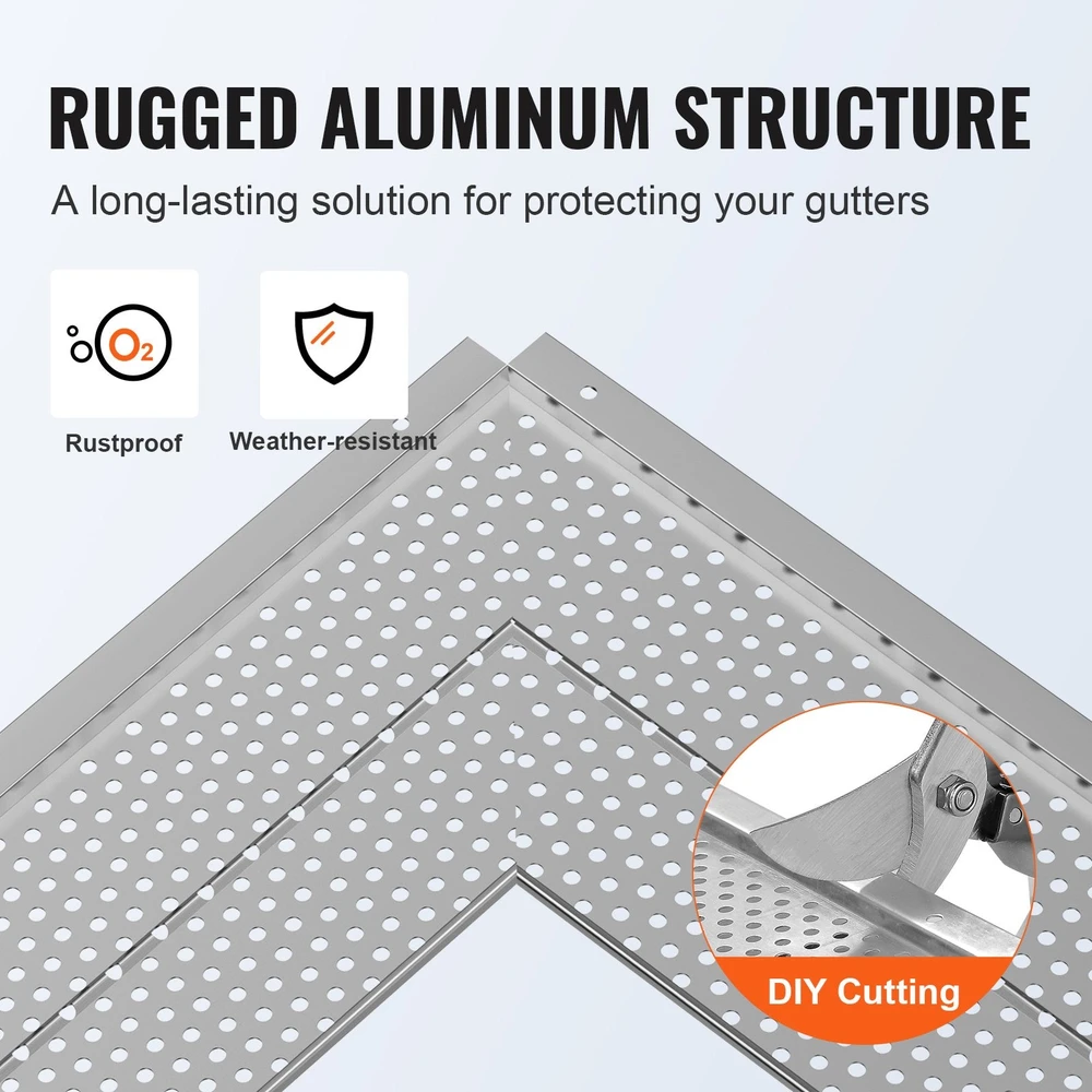 Vevor Alumininis latakų filtras 13 vnt. 16 m