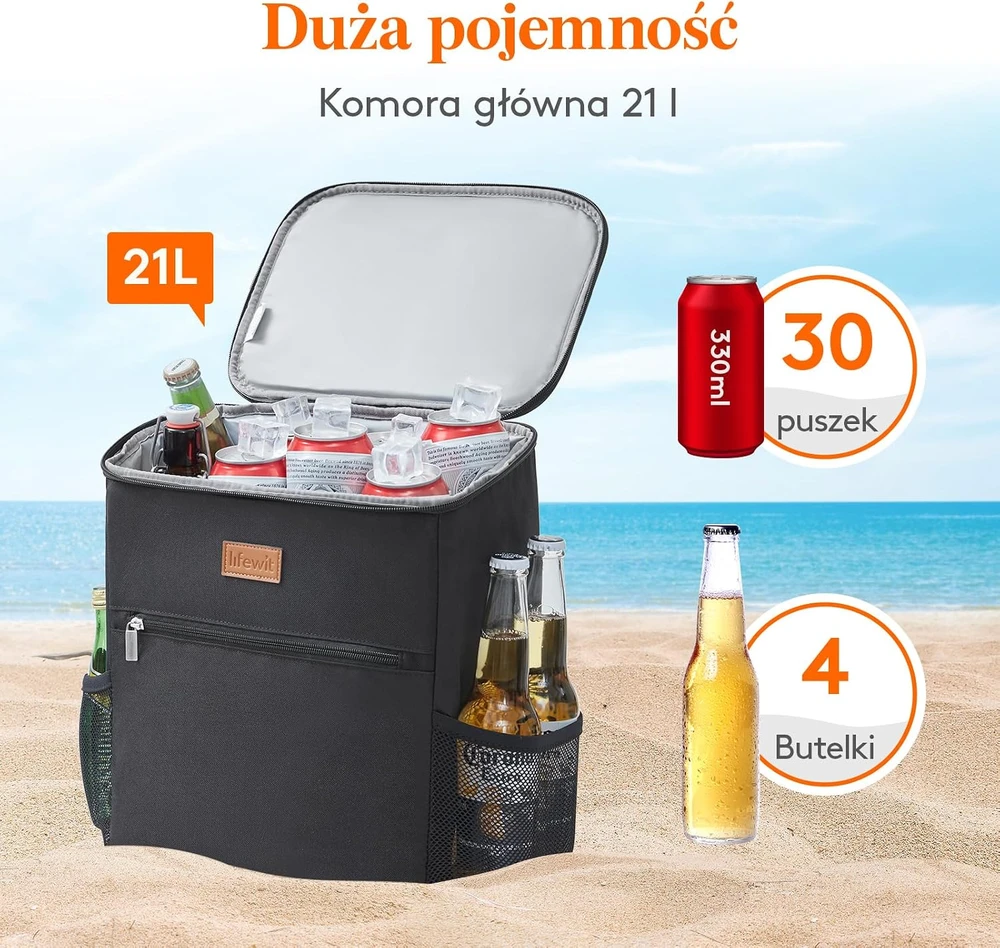 Lifewit termoizoliacinė kuprinė 24 l, atspari vandeniui, YOLF230046
