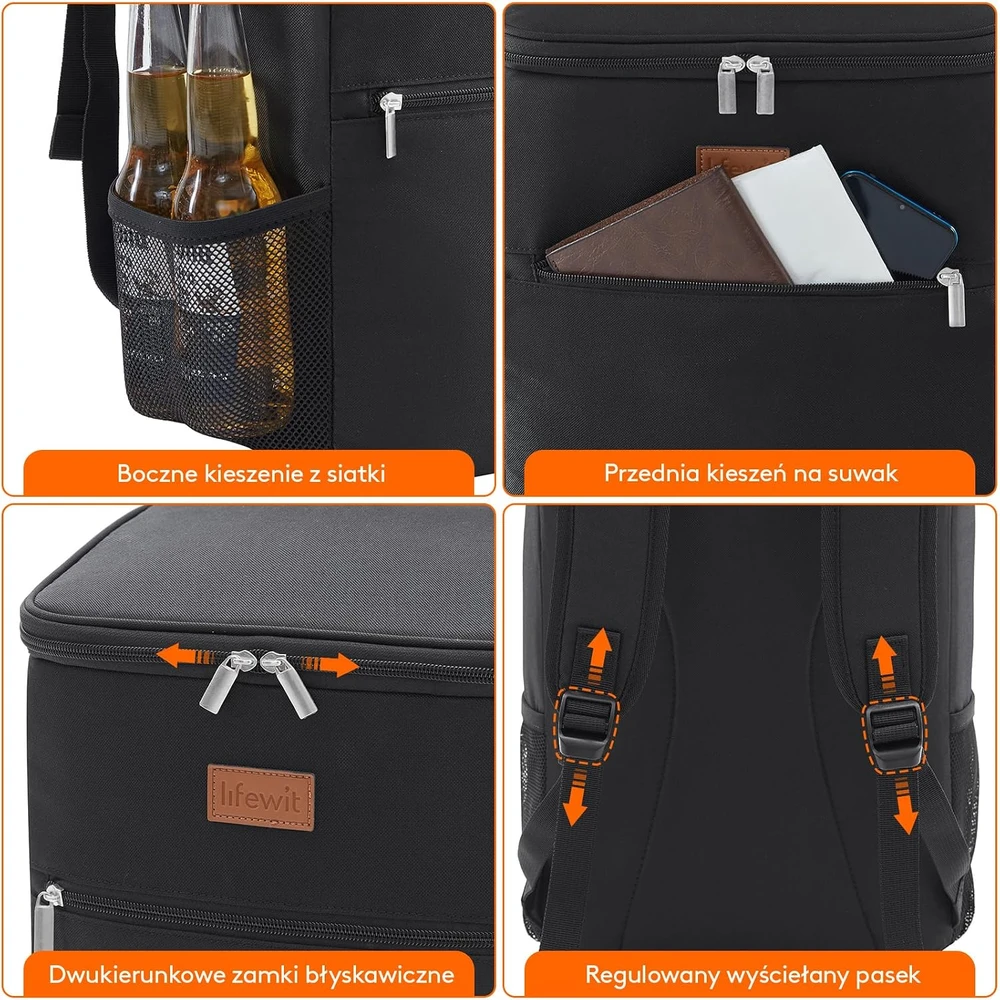 Lifewit termoizoliacinė kuprinė 24 l, atspari vandeniui, YOLF230046