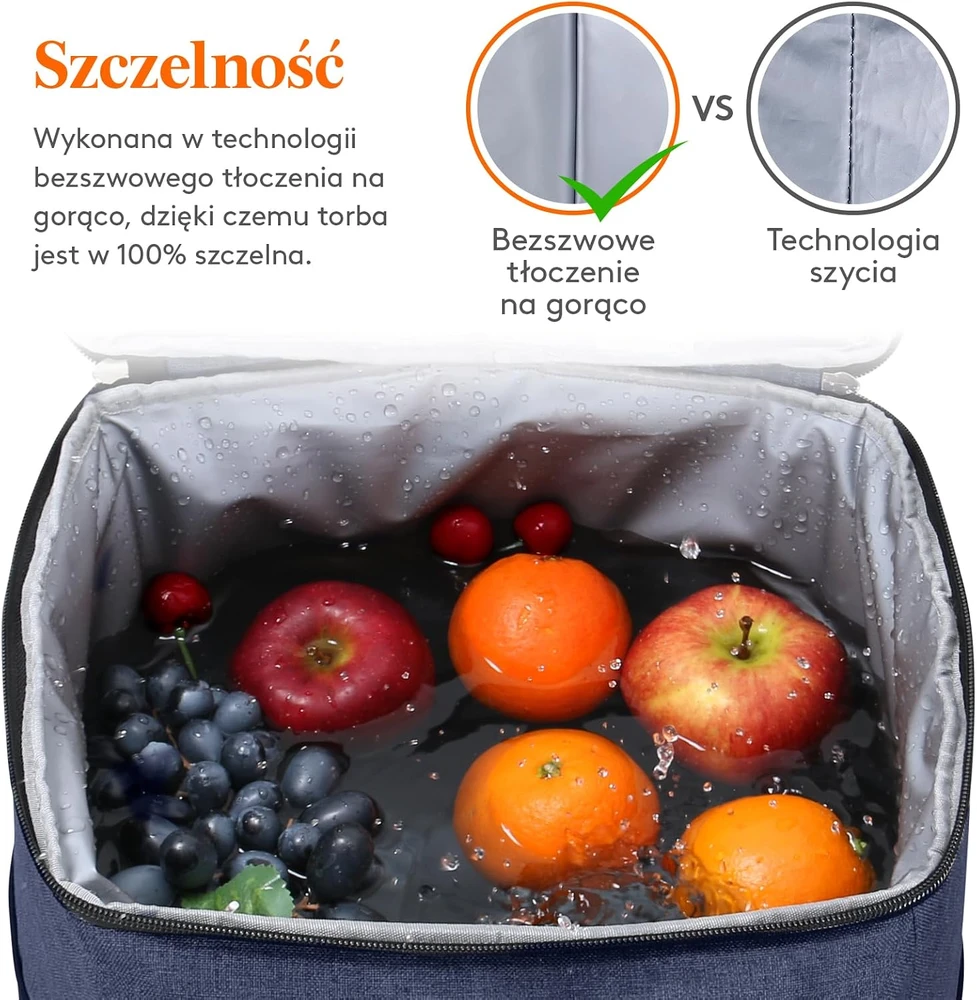 Lifewit termoizoliacinė kuprinė 26 l, sandari, su 7 mm EPE izoliacija, LF230135