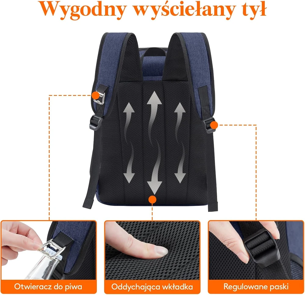 Lifewit termoizoliacinė kuprinė 26 l, sandari, su 7 mm EPE izoliacija, LF230135