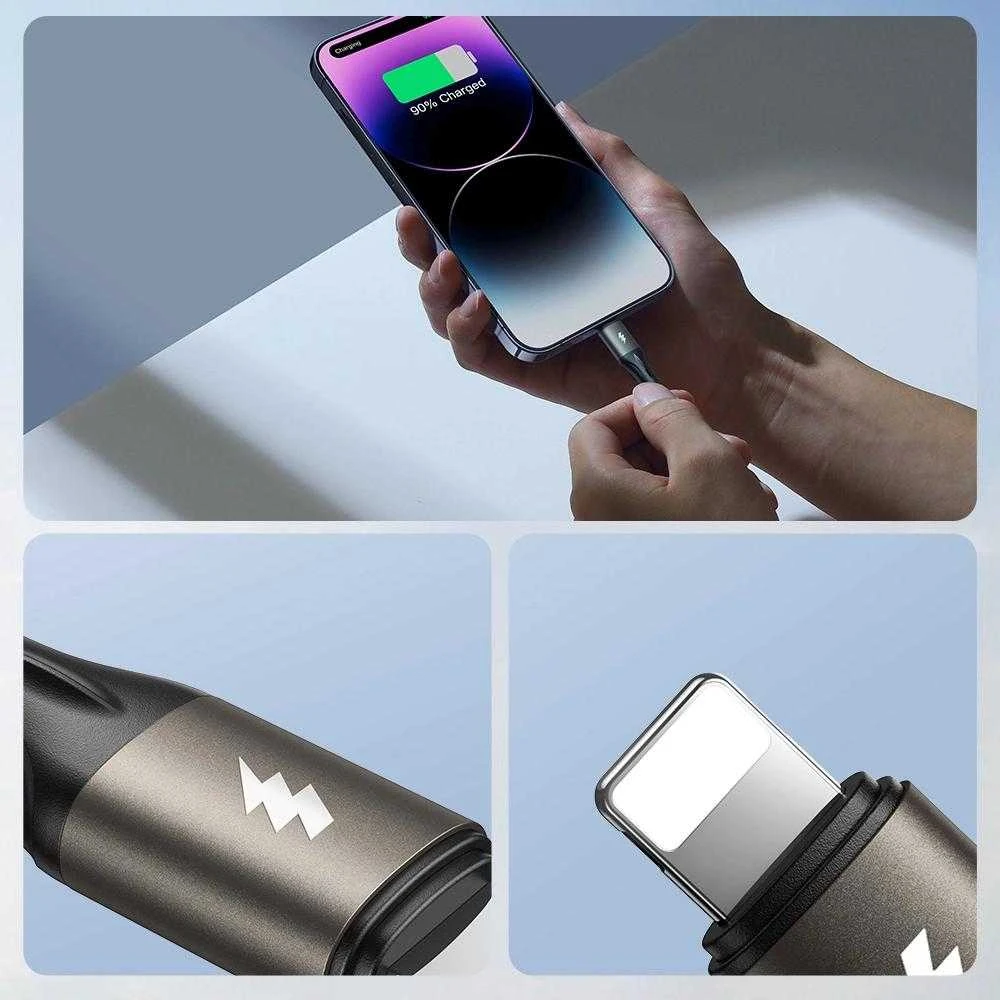 Laidas iš USB į USB-C Joyroom SA25-AC6 / 100W / 1.2m (juodas)