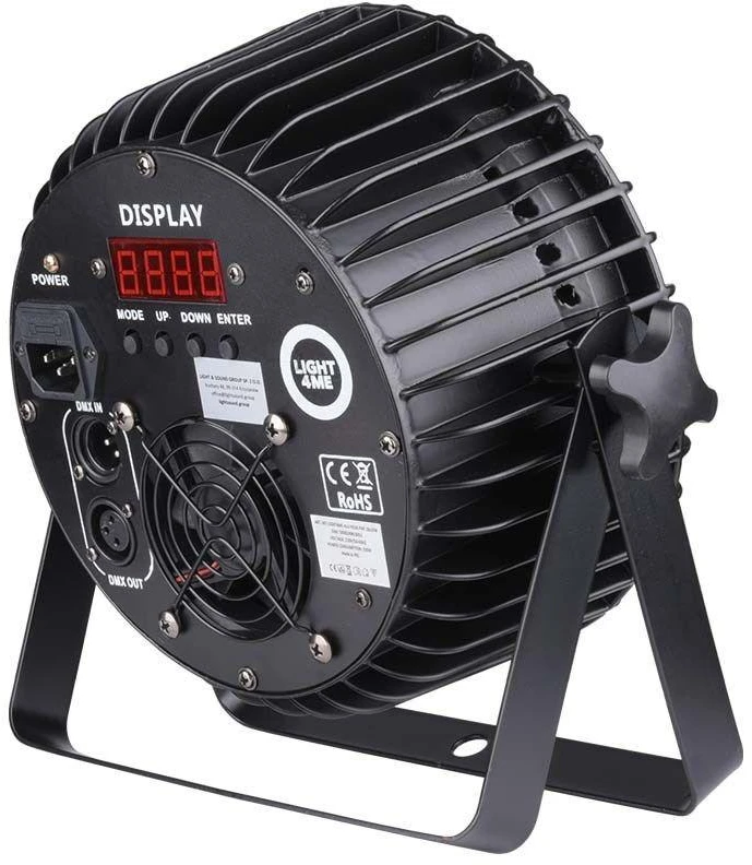 LIGHT4ME ALU QUAD PAR 18x6W RGBW - sceninis prožektorius