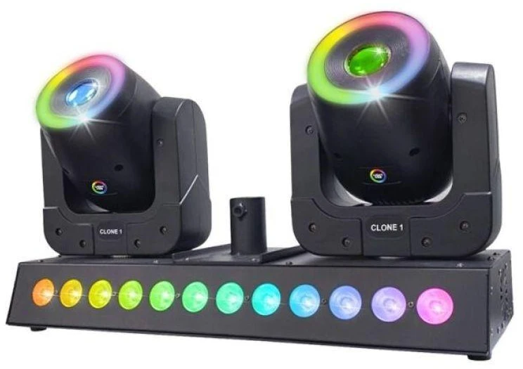 Carruzzo LIGHT4ME CLONE 1 LED RGBW šviesos efektas 2 galvutės