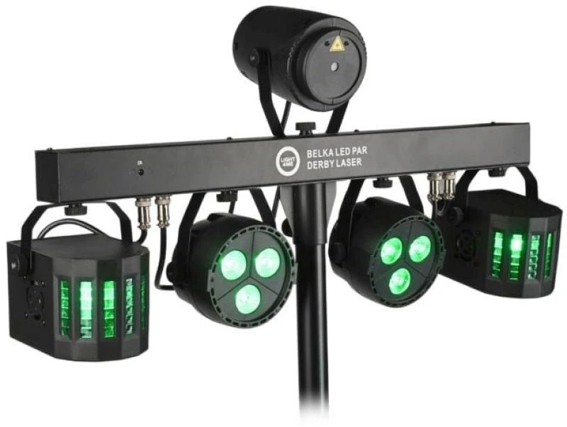 LIGHT4ME Belka LED Par Derby lazerinis - lighting kit