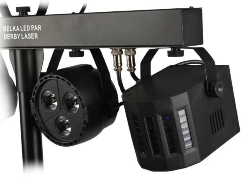 LIGHT4ME Belka LED Par Derby lazerinis - lighting kit