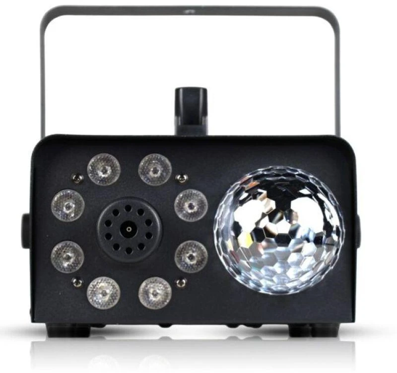 LIGHT4ME rūko 600 W LED rutulys - dūmų ir rūko mašina su apšviestu dūmų efektu + disko rutulys