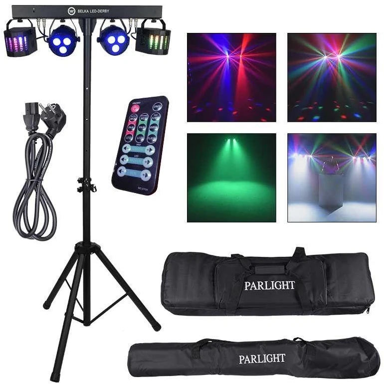 L4M LIGHT4ME LED BAR DERBY PAR apšvietimo komplektas