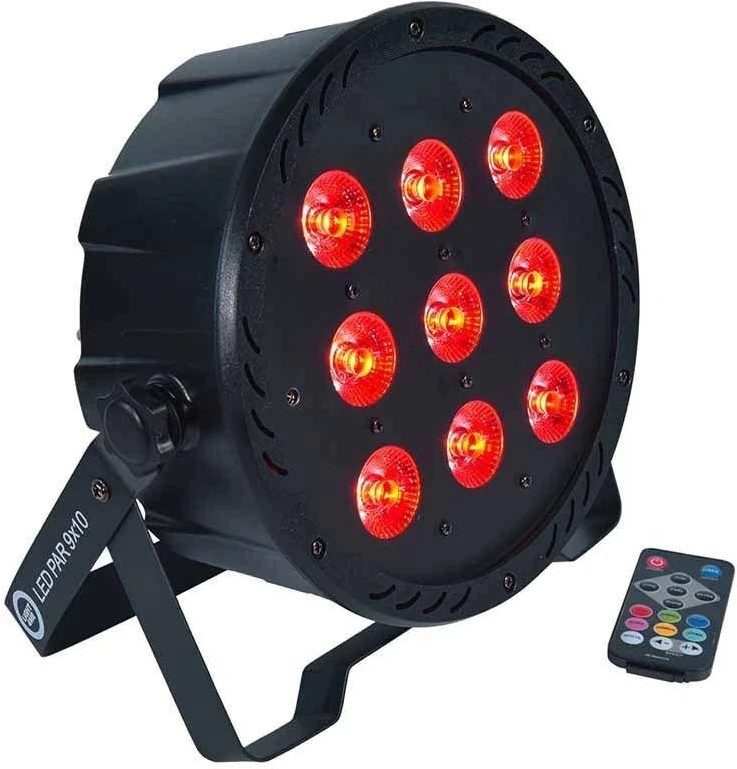 L4M LIGHT4ME LED PAR 9X10W MKII RGBW IR nuotolinio valdymo pultas