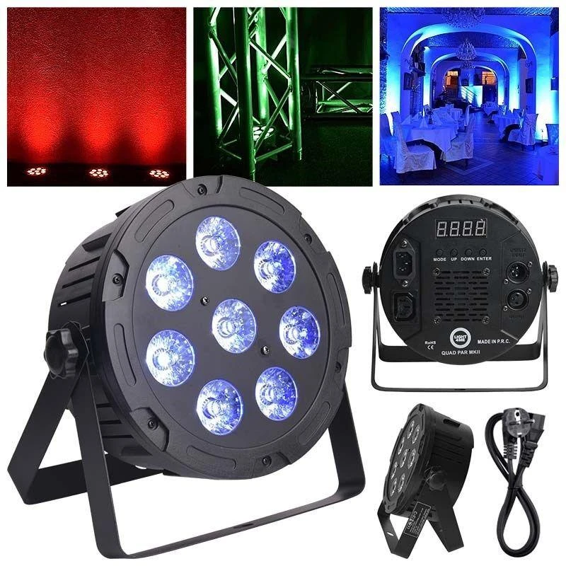 L4M LIGHT4ME QUAD PAR 8x10W MKII RGBW LED slim flat