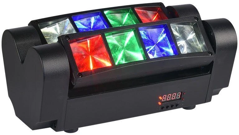 LIGHT4ME Spider MKII Turbo - 8x3W RGBW LED efektas
