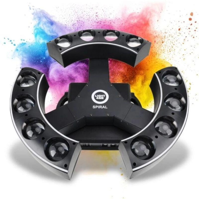 Carruzzo LIGHT4ME SPIRAL judančio LED apšvietimo efektas DM