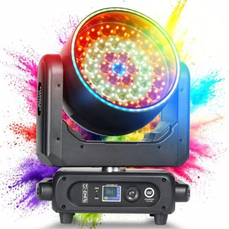 Carruzzo LIGHT4ME STARWASH 37x15W RGBW judančios galvutės plovimo funkcija