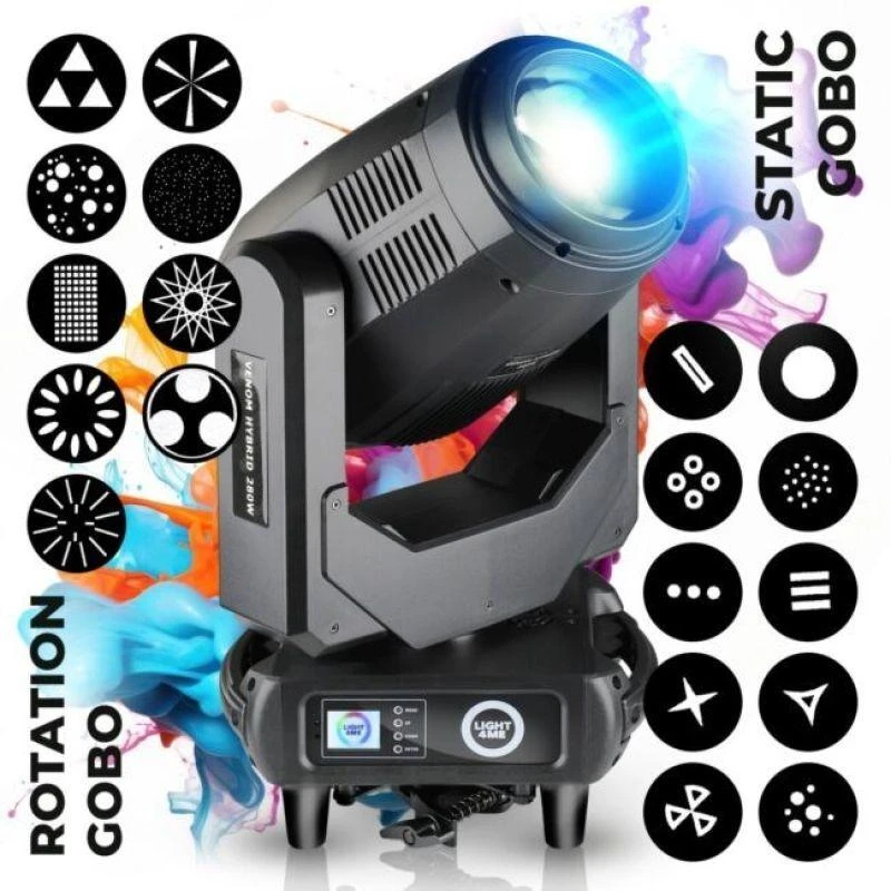 LIGHT4ME VENOM HYBRID 280W hibridinė judanti galva