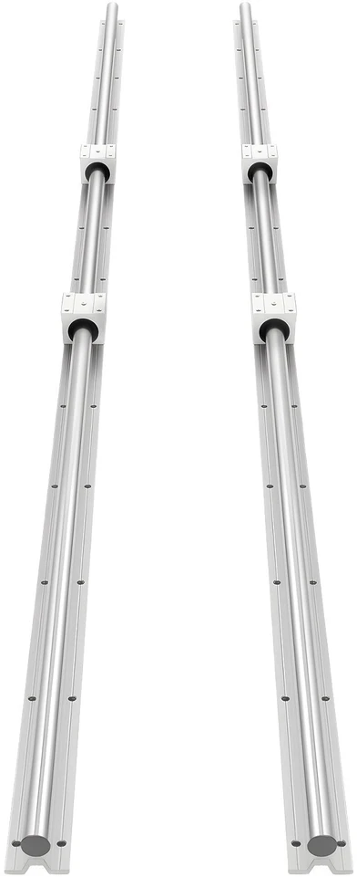 VEVOR Linearinis bėgelis SBR20 2000 mm, 4 guoliai